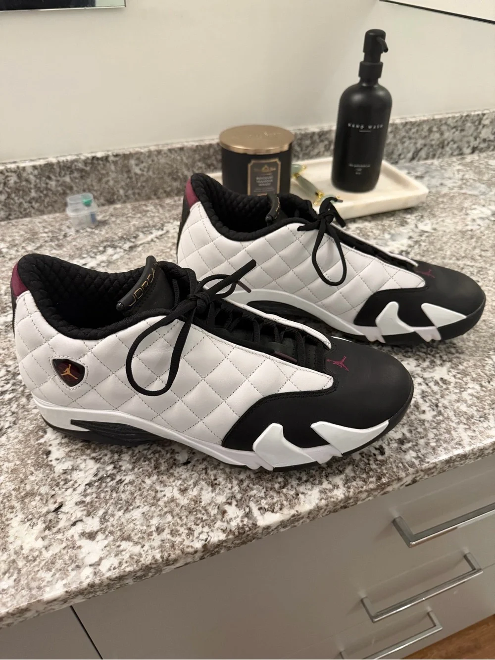 Jordan 14 Bordeaux Golf Shoes